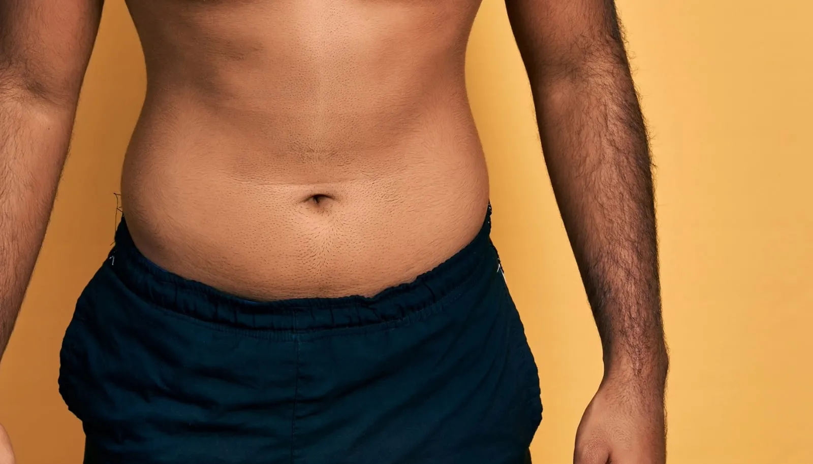 Man in swimsuit