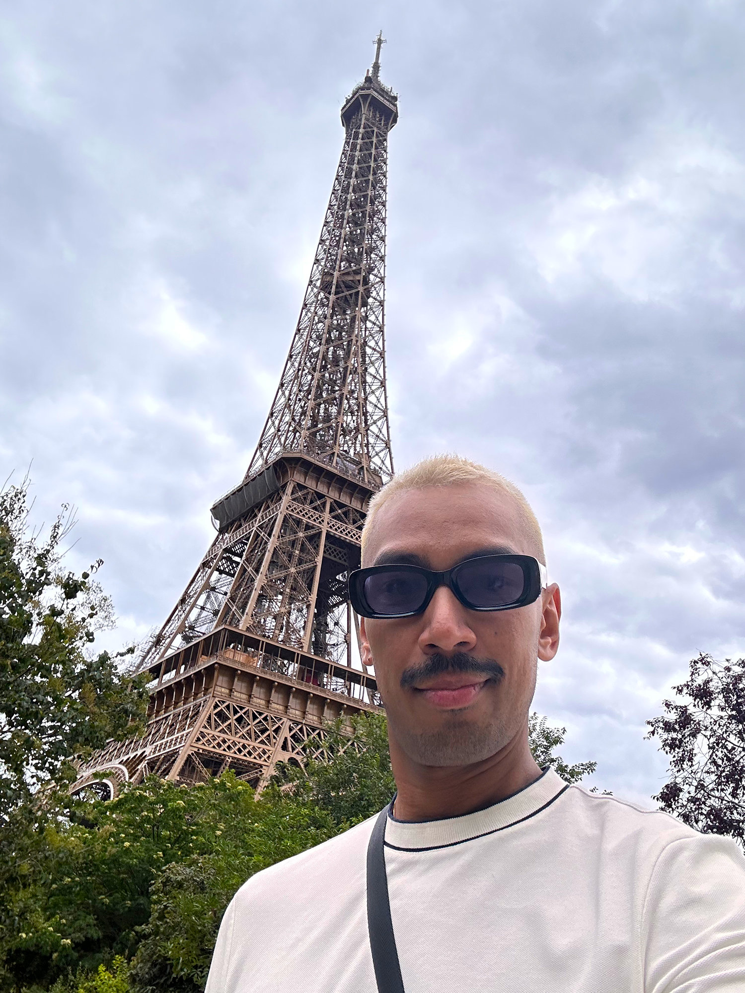 Shaun at the Eiffel Tower