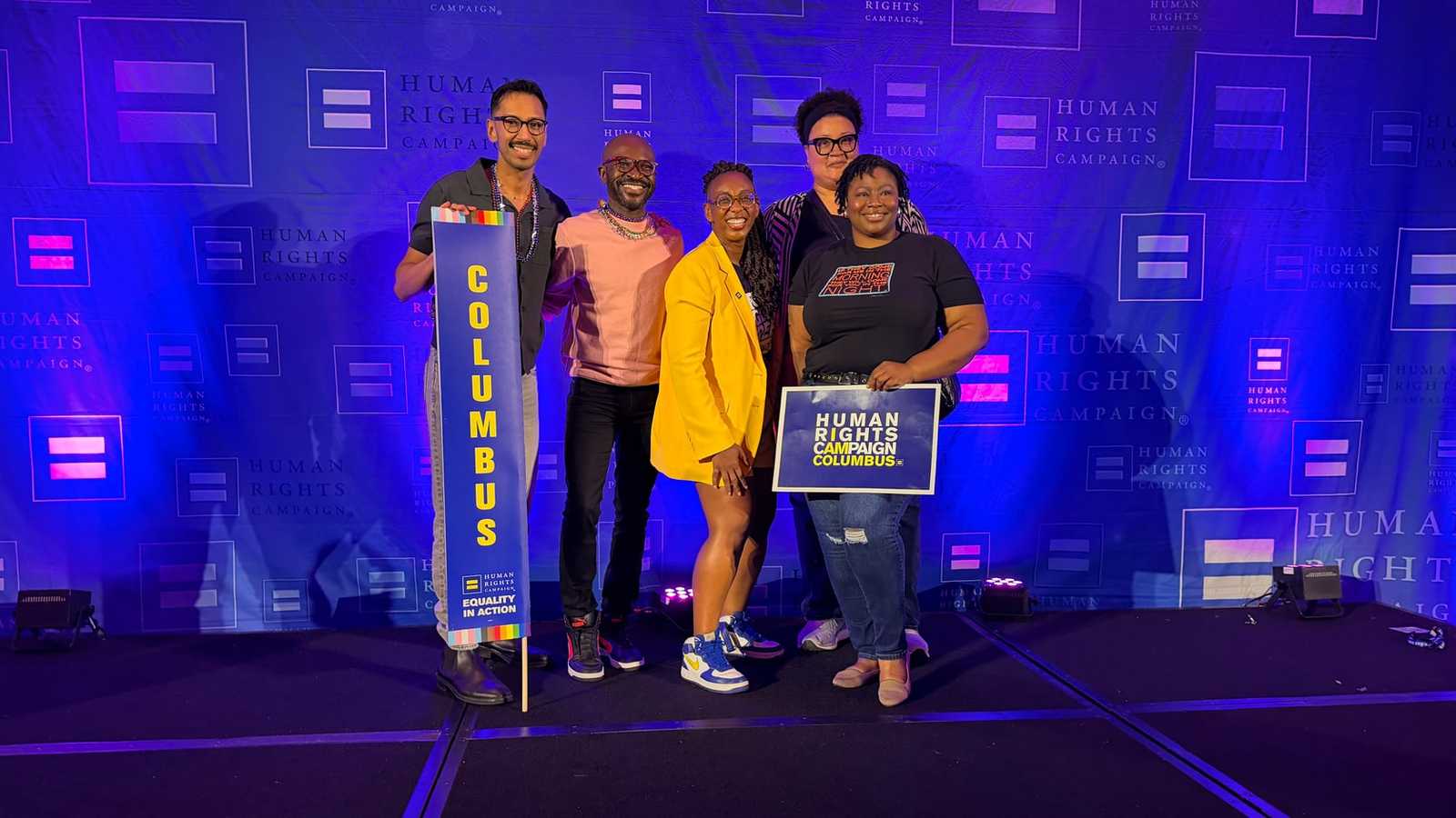 HRC Columbus members at Equality in Action